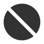 Slash SVG Icon